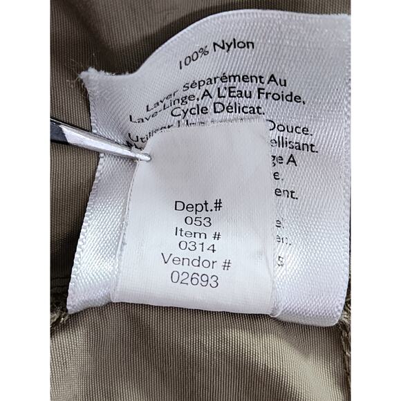 Eddie Bauer Nylon Cargo Pants Size 35/30 Tan Outdoors Fishing Hunting Hiking - Picture 10 of 15